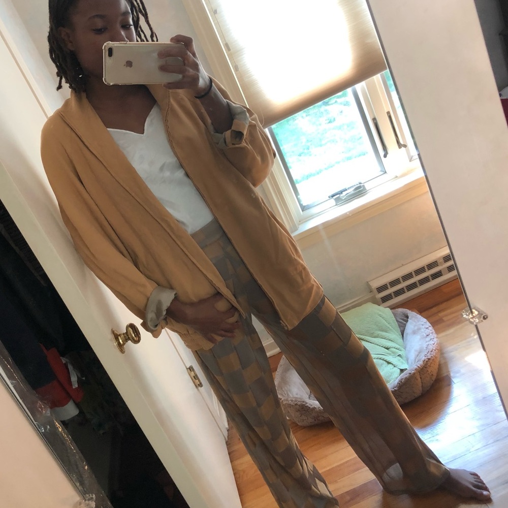 Yellow Paul Fredrick Silk Jacket